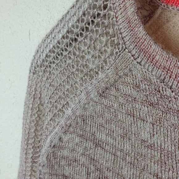 NWOT Ted Baker JAHITZA Metallic Mohair Sweater Pullover size US 6 Mauve - Picture 11 of 15